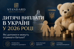 Дитячі виплати в Україні у 2026 році - юридична допомога з оформлення